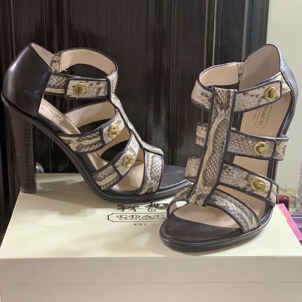 Coach Heels Size 8